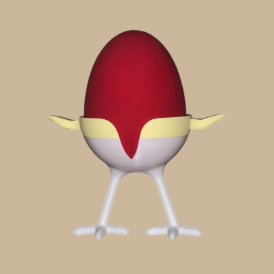 3D κοτοπουλάκι βάση αυγού