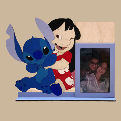 Κορνίζα Stitch & Lilo
